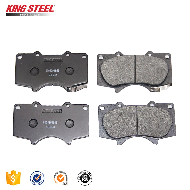 Carquest D606 Ceramic Rear Brake Pads For Toyota 4Runner, FJ Cruiser, Sequoia – 4-Pack
