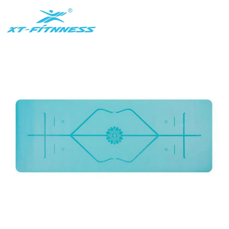 

Top Sales fitness antislip folding smooth natural rubber pu yoga mat