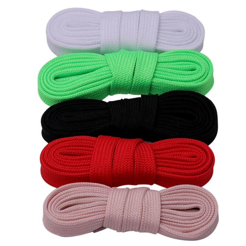 

Weiou 5 colors Double Layer 10mm Width Thick Flat Shoelaces Bulk Shoelace for Sales