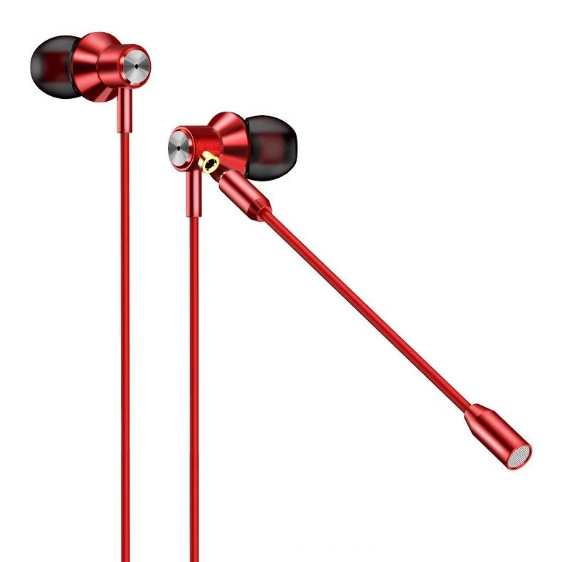 

HDBK-01Dual Mic Game Headset, Red/black/gold