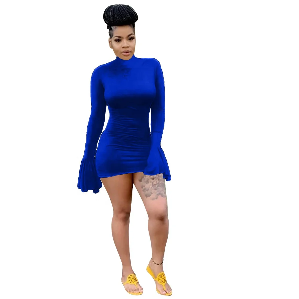 

2021 Women clothing long sleeve turtle neck bodycon ladies winter dress winter bodycon dress black dress women, 3 colors