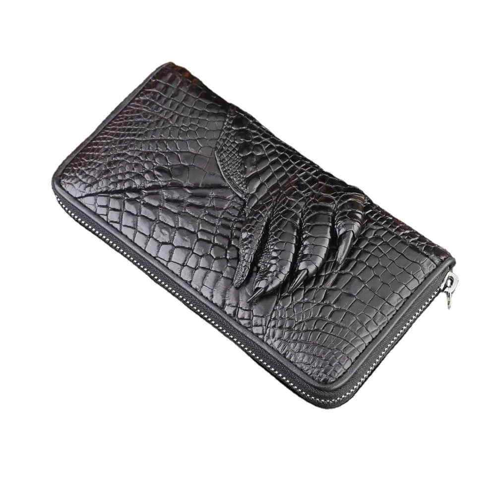 

Guangzhou bag factory luxury product men's leather long wallet card holder wallet