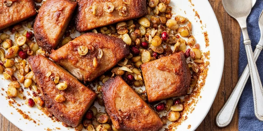 Cocoa and chipotle pork belly rub
