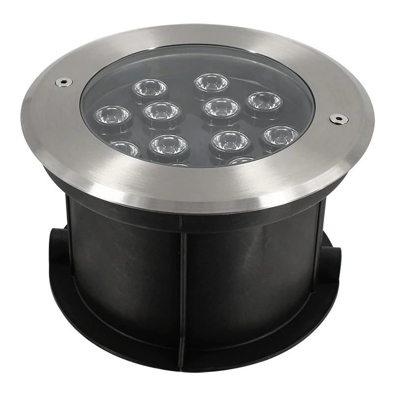 12W IP68 waterproof 24V RGB dmx control submersible led underwater light for swimming pool