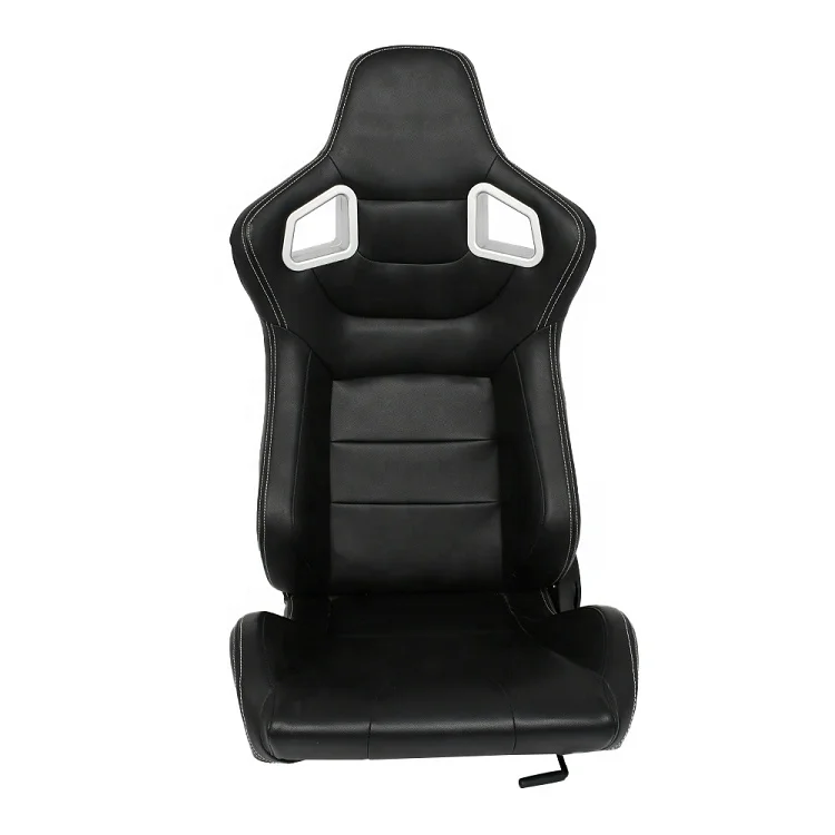 

Racing Seat Black Pvc Polyurethane Backing With Double Sliders Sports Car Racing Seats