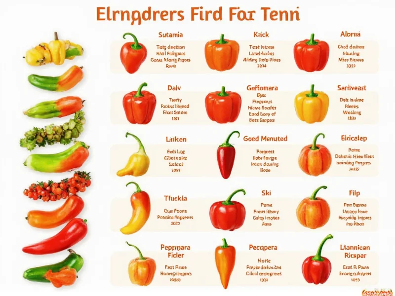 Different Peppers Chart: Heat Levels & Flavor Guide