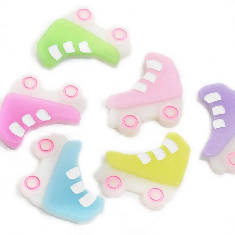 
Colorful Cute Design Mix Colors 38*38*7mm 100pcs Flat Back Resin Stickers Kawaii for Slime Supply Beads  (62403271778)