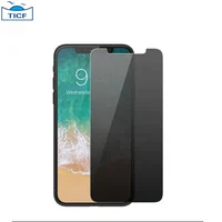 

Top privacy filter 5.8" inch anti spy privacy film hd 3D 9h hardness tempered glass screen protector for iphone X Xs 11