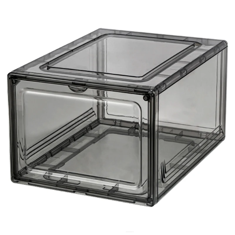 

Transparent-Plastic-Shoe-Storage-Boxes Shoe Box Storage Container Clear