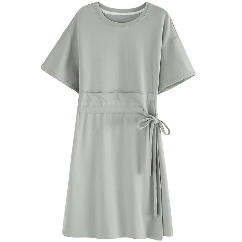 

Summer Fashion Maternity Long Dresses Women's Skirts Maternity Dress For Photo Shoot, Gray