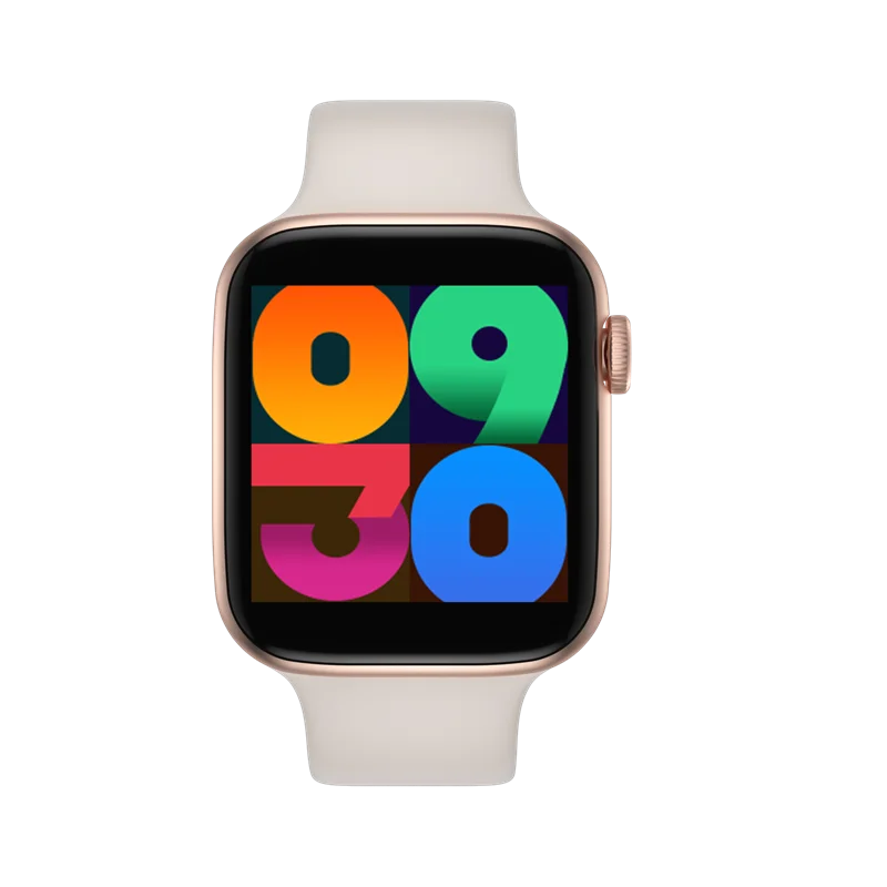 

2020 new 1.54 inch Full Touch Screen watch 6 smartwatch,BT calling smart watch series 6 heart rate Blood Pressure Temperature