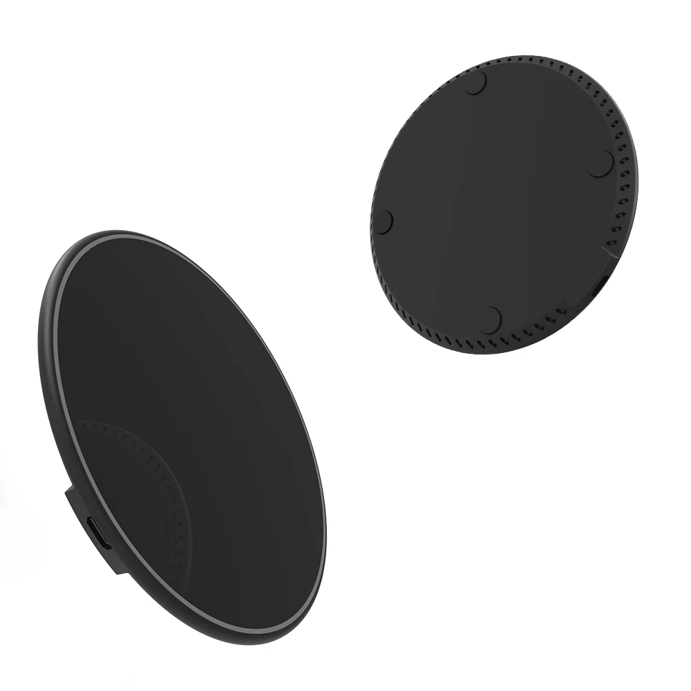 

10W wireless charger Inductive fast charging adapter mobile phone universal charger, Black