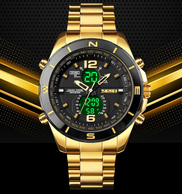 

SKMEI 1670 men sport high quality fashion digital watch, 6colors