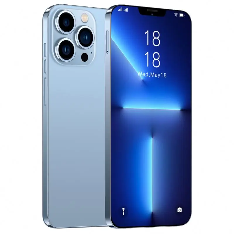 

Hot i13 Pro Max 6.7 inch 16GB + 512GB 10 core 3 camera face ID Unlocked version mobile android cell phones 5g unlocked