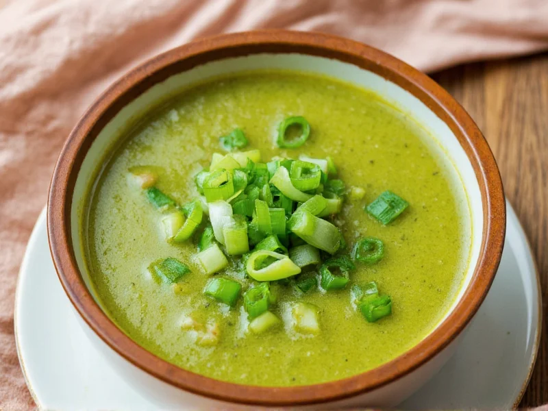 green onion soup  simple recipe and key tips