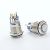 BIJIA 19mm micro led pushbutton metal power switch panel mount momentary