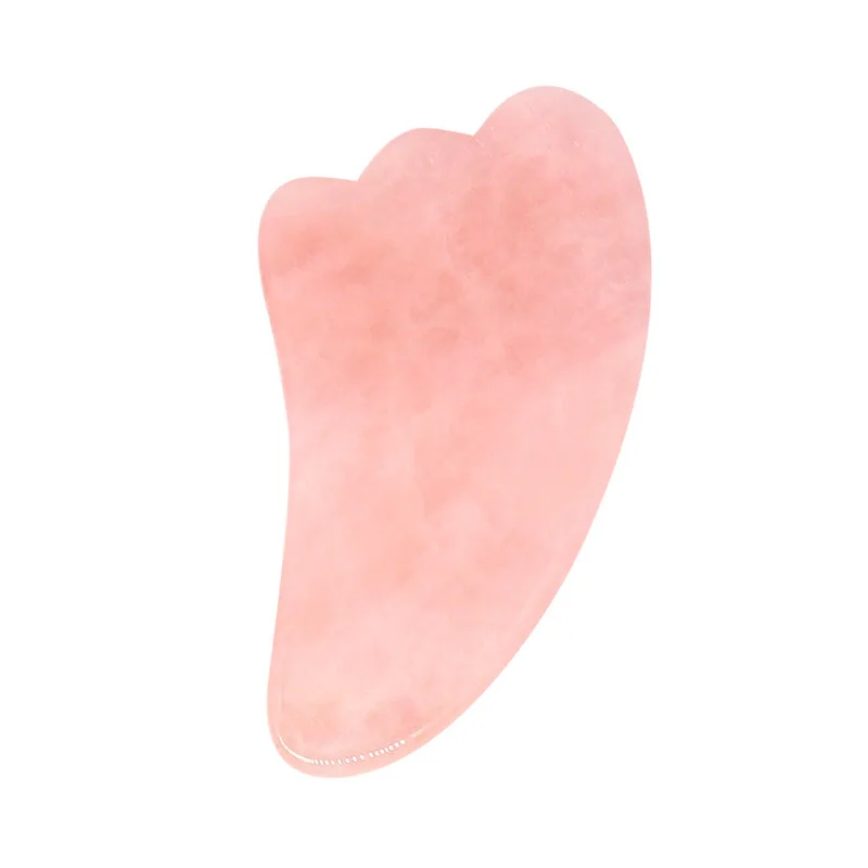 

Wollet Wholesale Jade Scraping Thin Face Massager Acupoint Rose Quartz Gua Sha Store