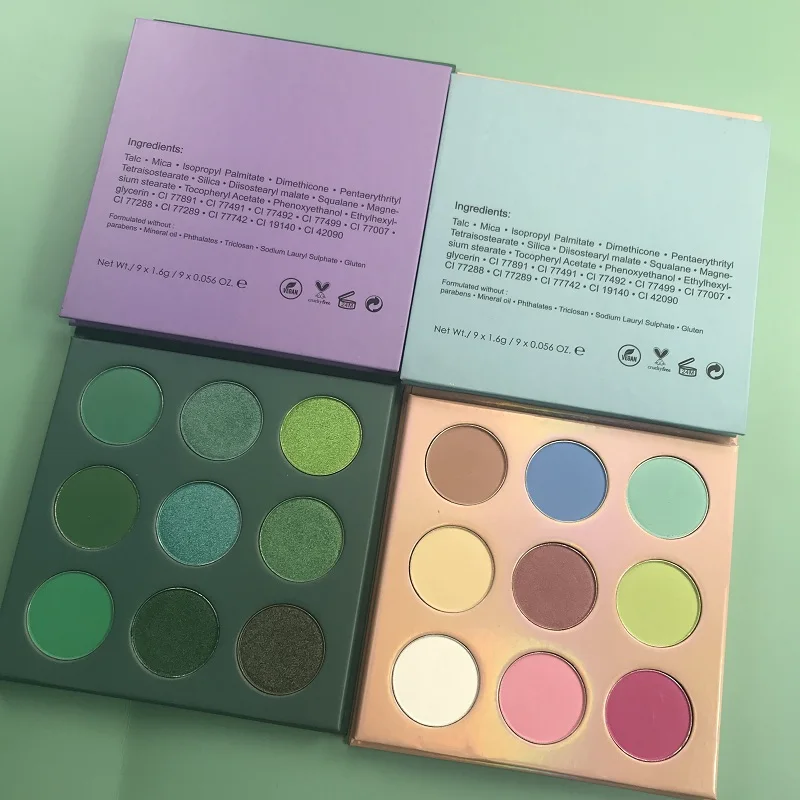 

Hot sale DIY your own color custom logo eyeshadow palette private label
