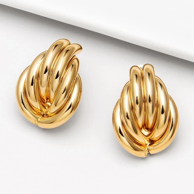

Kaimei Fashion Za Gold Metal Drop Earrings for Women Steam Punk Big Round Design Statement Earrings Brincos Geometric Jewelry, Many colors fyi