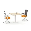 Modern aluminum leg small office furniture conference talking chatting writing table