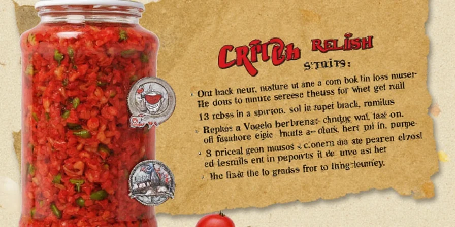 Pepper Relish Revival: Old-Fashioned Recipes & Spice Storage Secrets