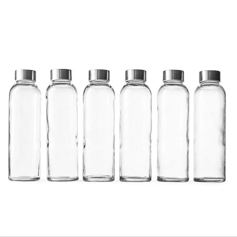 

Avertan xuzhou milk tea 250ml glass water bottle with storage compartment for drinking juice, Clear or as your requirements