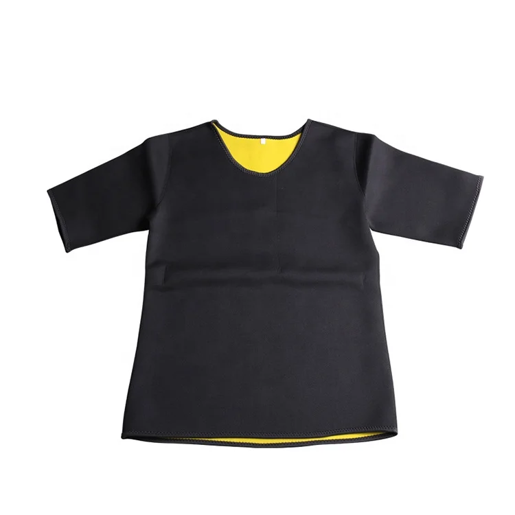 

Men's Hot Sweat Sauna Vest Toning Top Weight Loss Training Toning Vest Neoprene Men's Sauna Undershirt Vest Top, Black
