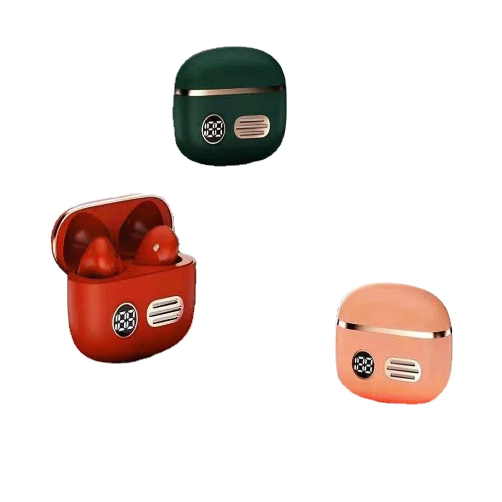 

G09 color earphone micro nano earpiece stereo earpiece Highly sensitive Copper ring loudspeaker earpiece, White black