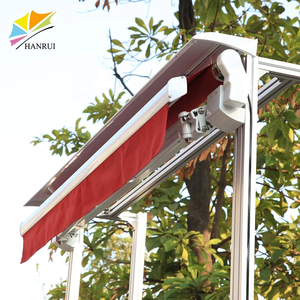 

Super Strong Retractable Arm Anti-wind Outdoor Awnings For Window Door Balcony, Customized