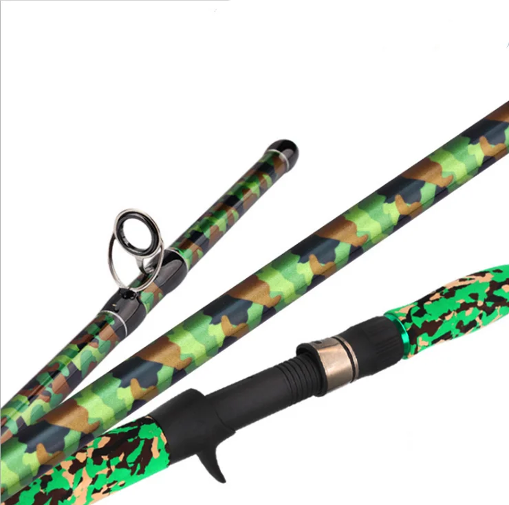 

2.1M 2.28M 2.4M Extra Heavy Hard Spinning Rods XH Camouflage Baitcasting Rod Carbon Fiber surfcasting sea bass fishing rods