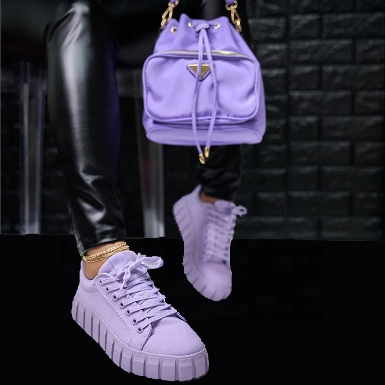 

Wholesale Custom White Air Cushion Sports Women Fashion Sneakers Platform Shoes Design Women Outsole Breathable Casual Shoes, White, purple, green, colorful, khaki, black