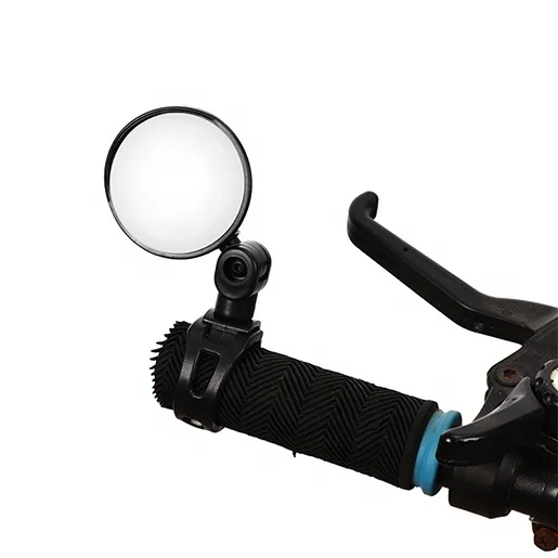 

Bicycle Accessories Cycling Equipment Rearview mirror wide-angle plane mirror Bicycle mirror, Black