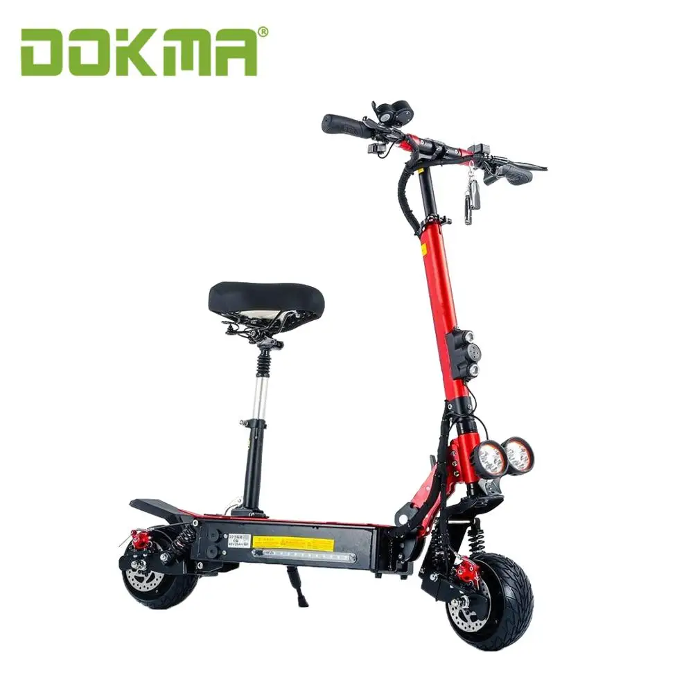 Dokma  New Design Dual Motor Double  Absorption 2000W Electric Scooter