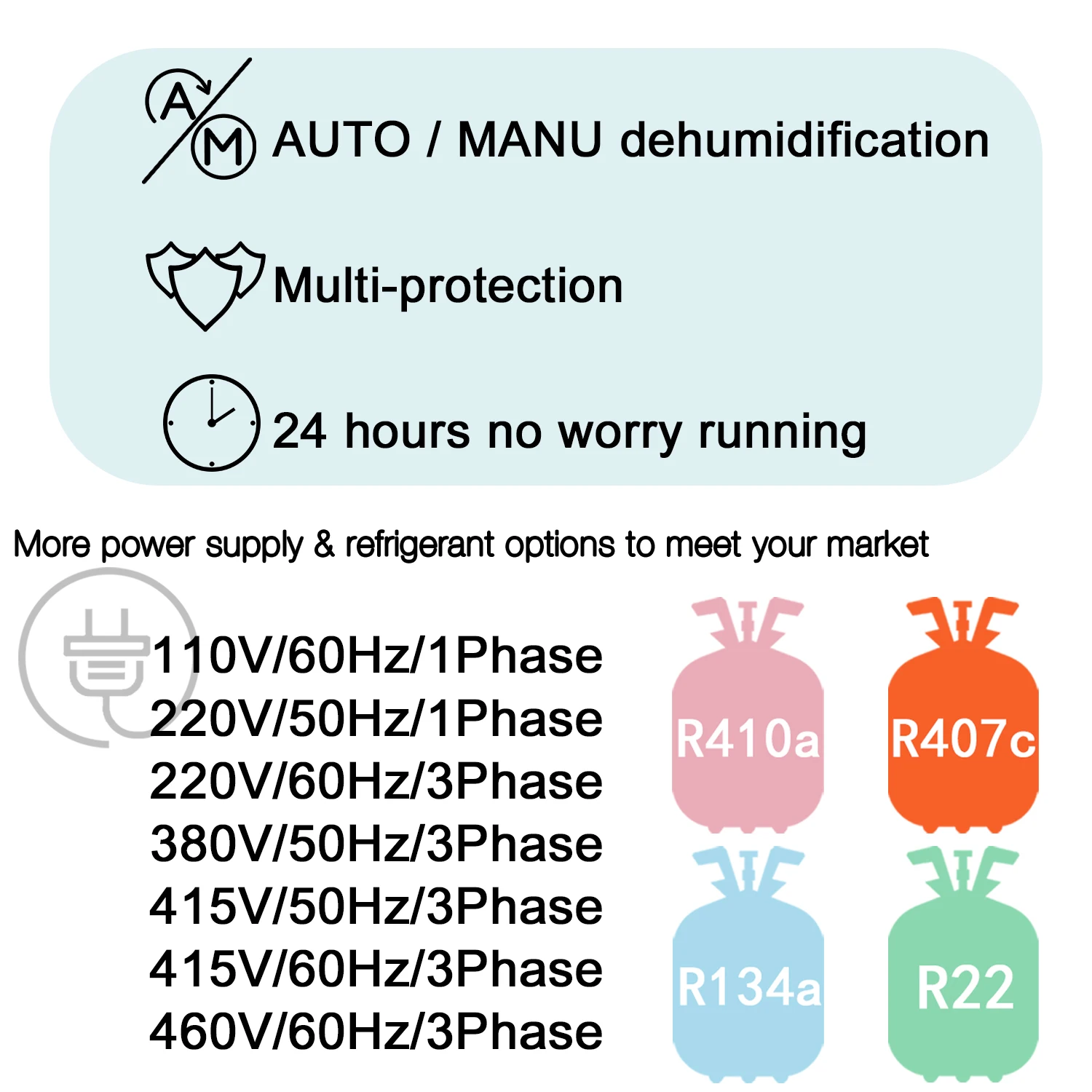 
No Moq greenhouse commercial air dehumidifier 