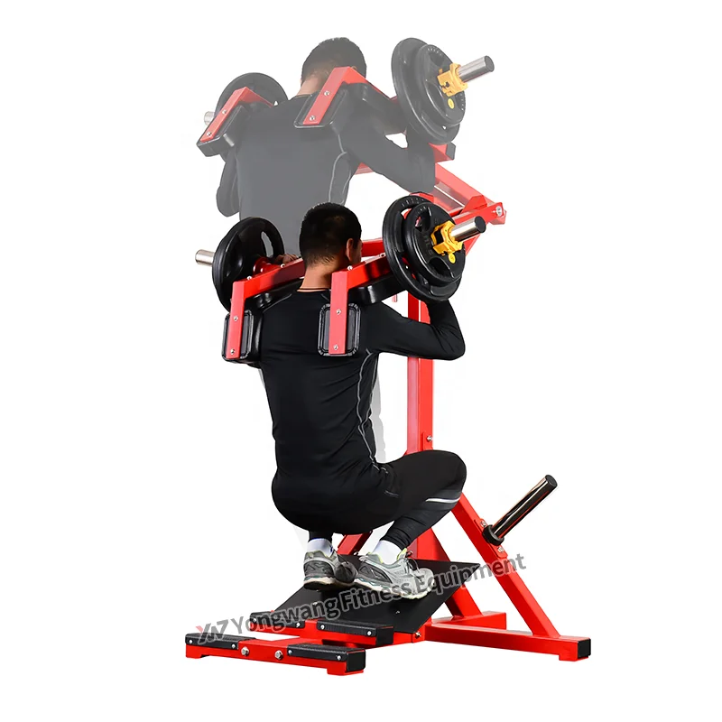 

Dezhou fitness Commercial gym equipment strength YW-1666 stand calf raise, Optional