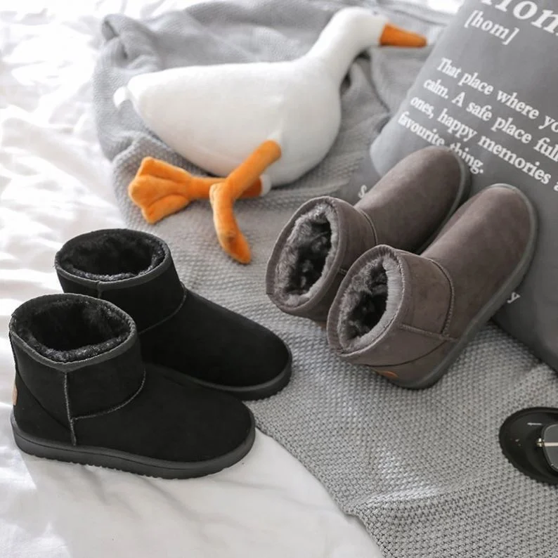 

Winter Mongolian women Furry colorful shoes children girls baby warm Flat Casual non-slip footwear rubber faux fur snow boots, Customized color