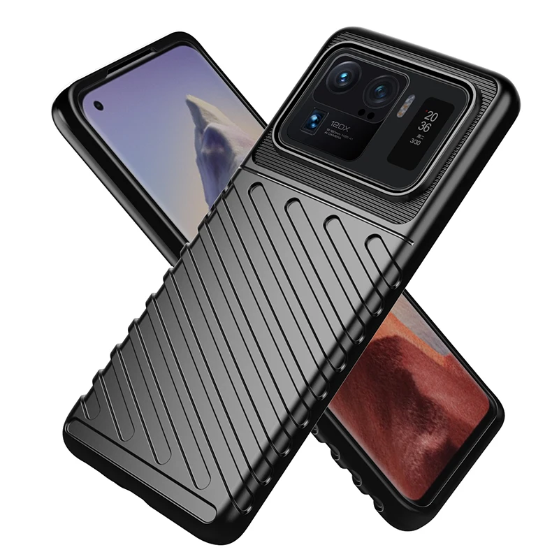 

Shockproof TPU Mobile Back Cover For xiaomi mi 11 ultra phone case, 3colors