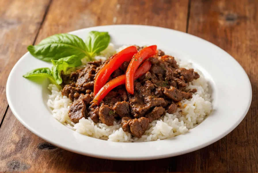 Perfect Beef Pepper Steak with Rice Recipe: Quick & Flavorful