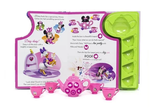 best friends tea party teapot music module for child book with