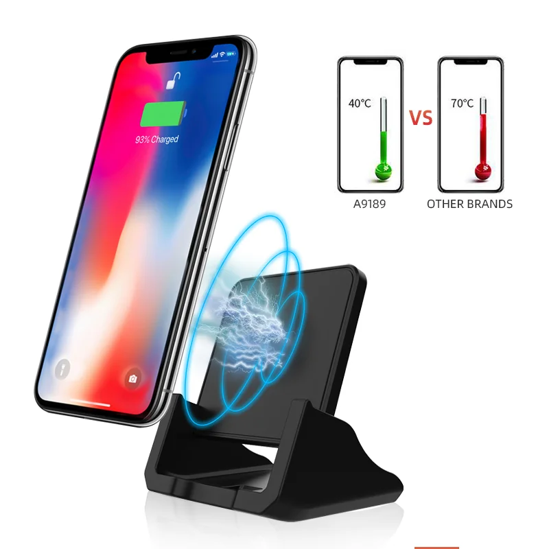 

2020 popular mobile phone foldable portable 15w qi fast wireless charger Stand, Customized