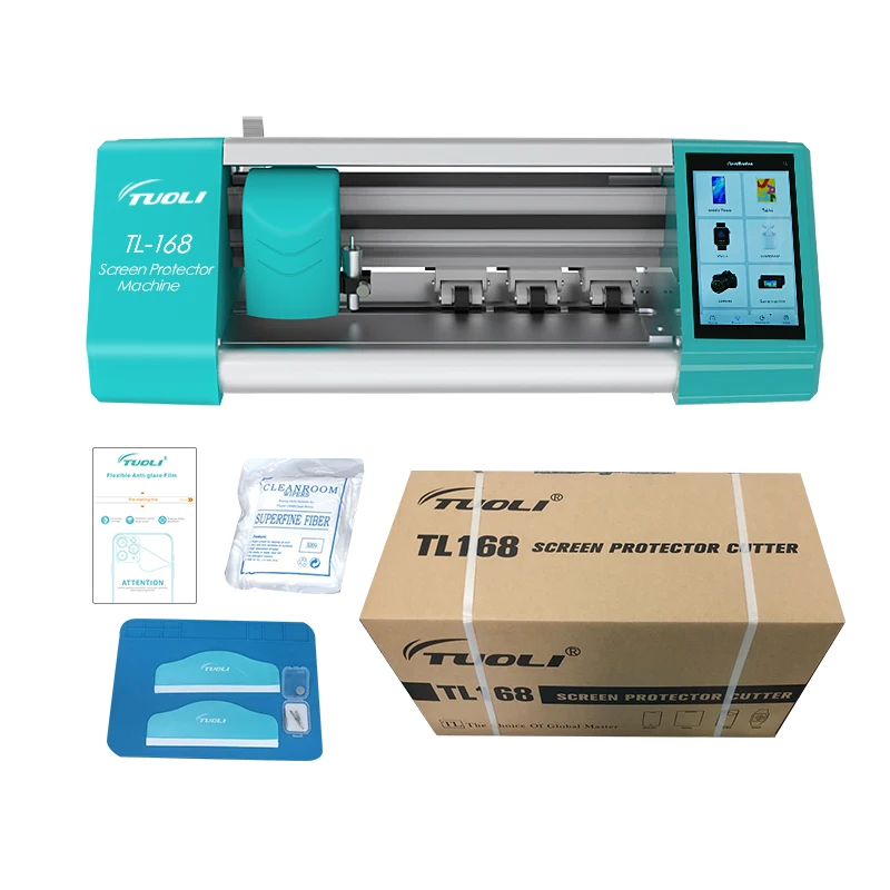 

Portable Mobile Tablet Camera tpu Adhesive Film Hydrogel Film Sheet Anti Break Screen Protector Cutter Cutting Machine, Black,green,blue,white