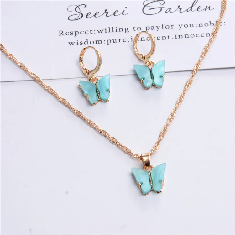 

necklaces gold plated long chains necklace pendant butterfly necklace chain jewelry
