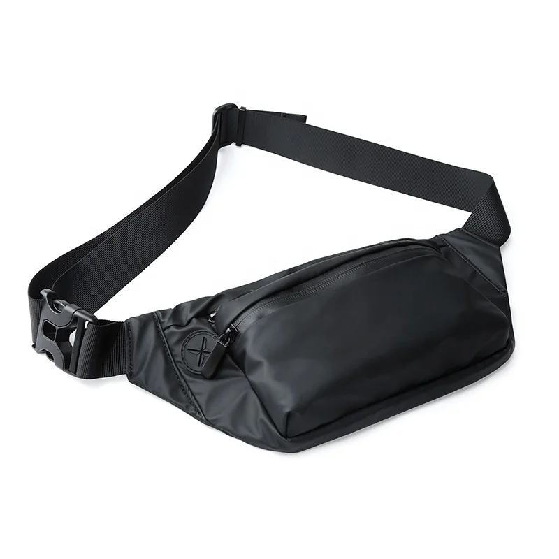 

for Men Male Fanny Pack Custom Waist Bag Money Phone Belt Bum Bag Gray Black Fashion Running Belt Waist+Bag