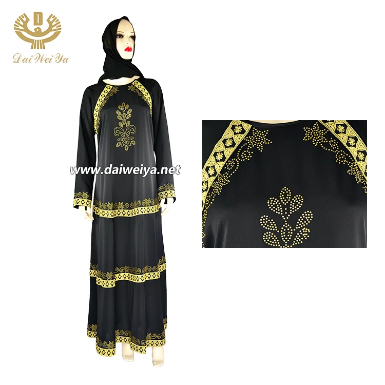 

Wrap Woman Kaftan 2018 Dubai Blinking Velvet Dress Uae Abaya, Black color