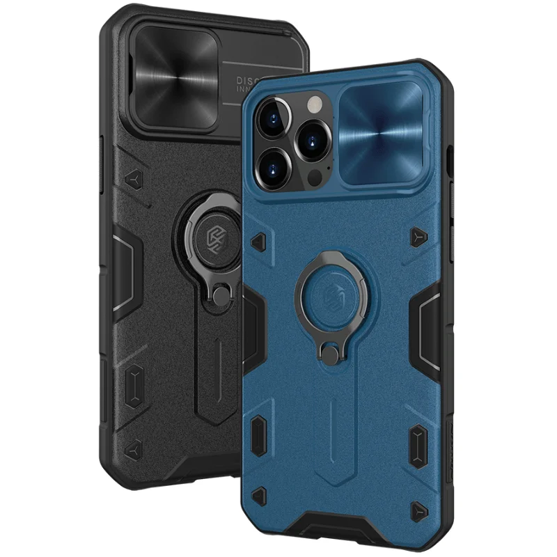 

Nillkin Camshield Armor Case for iPhone 13 Pro Max 13 12 Pro Metal Slide Cover Camera Protection Shockproof Rugged Case