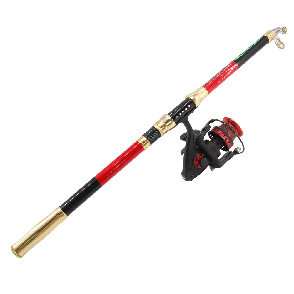 

3.6m + 8000 Combo Set For Sea Fishing Telescopic Carbon Sea Rod and Reel Combo
