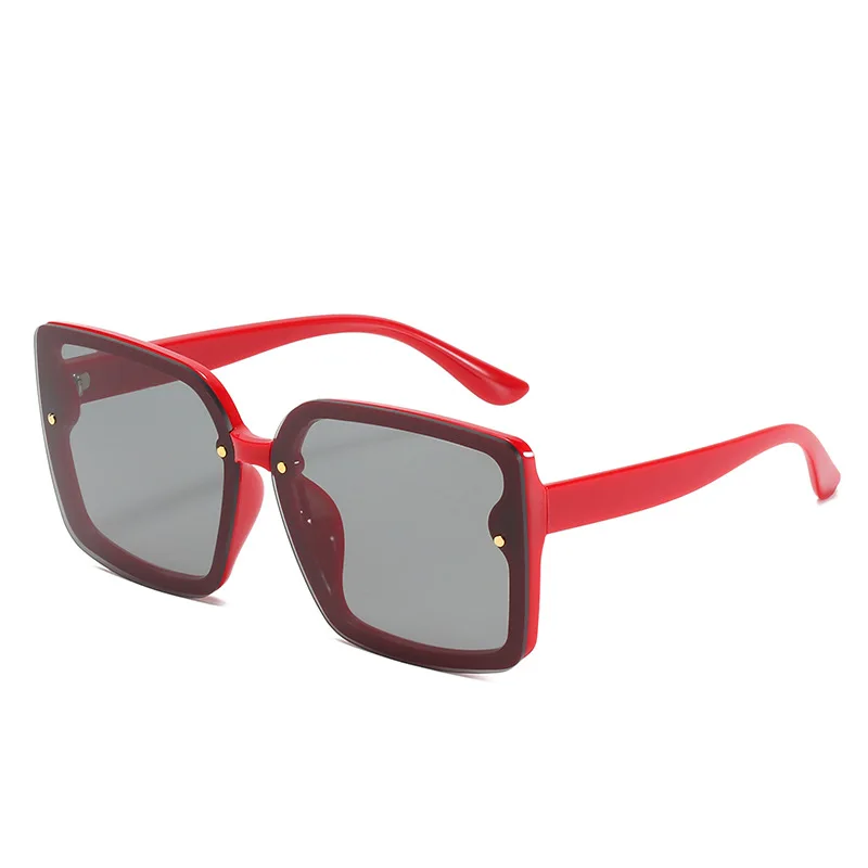 

2021 New Square Sunglasses Women Fashion Concise Lady's Big Frame Vintage Glasses Retro Sun Glass Eyewear Party Oculos UV400