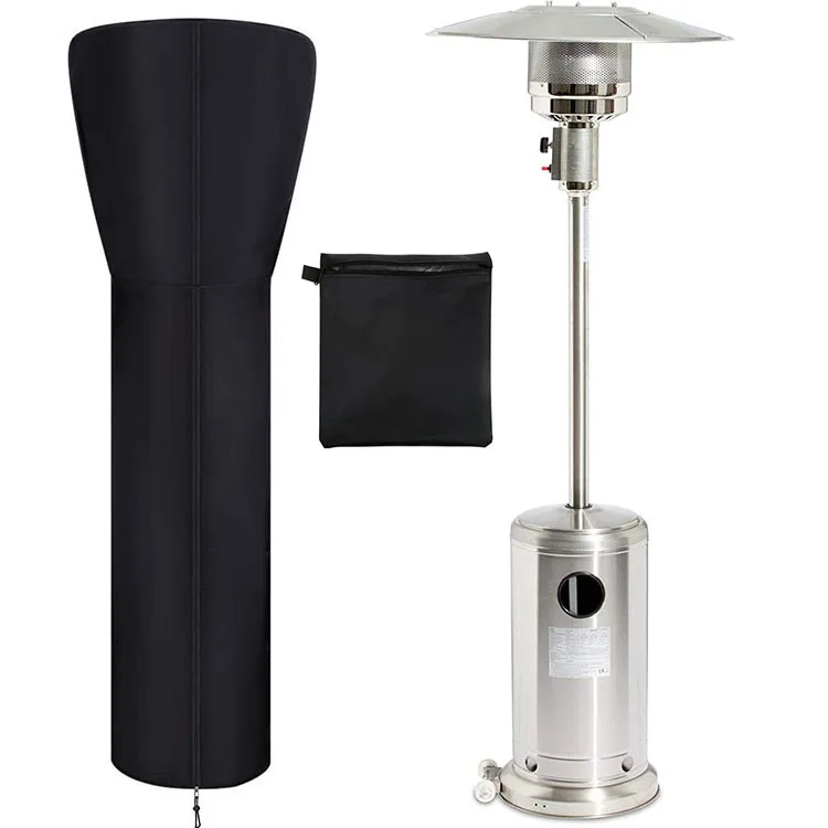 

Waterproof 210D Oxford Outdoor Garden Pyramid Patio Heater Cover, Black
