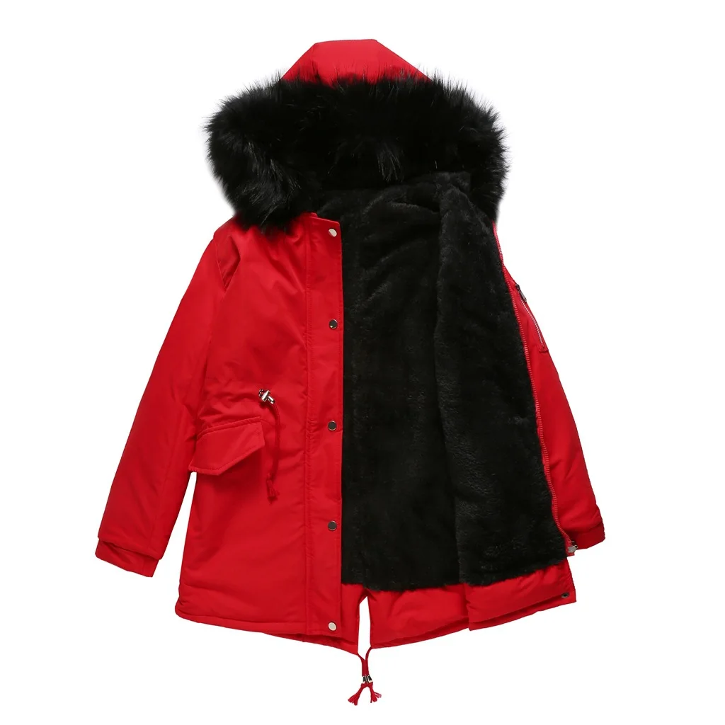 

Winter Parkas Coats Casual Long Sleeve Zippers Down Coat Jacket Women Outfit Warm Padded Puffer Coat Jacket