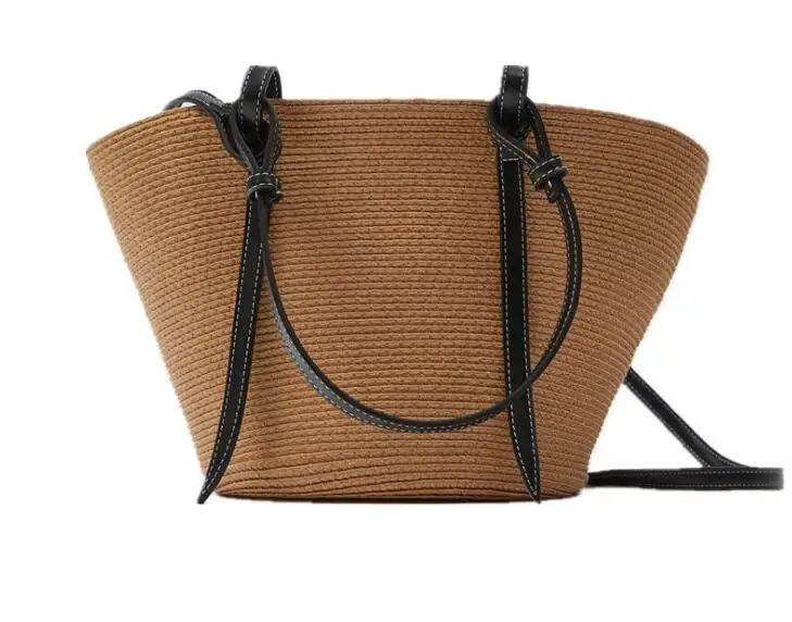 

Womens Large Straw Beach Tote Bag Hobo Summer Handwoven Bags Purse Oversize Shoulder Shopping bag, 2 colors